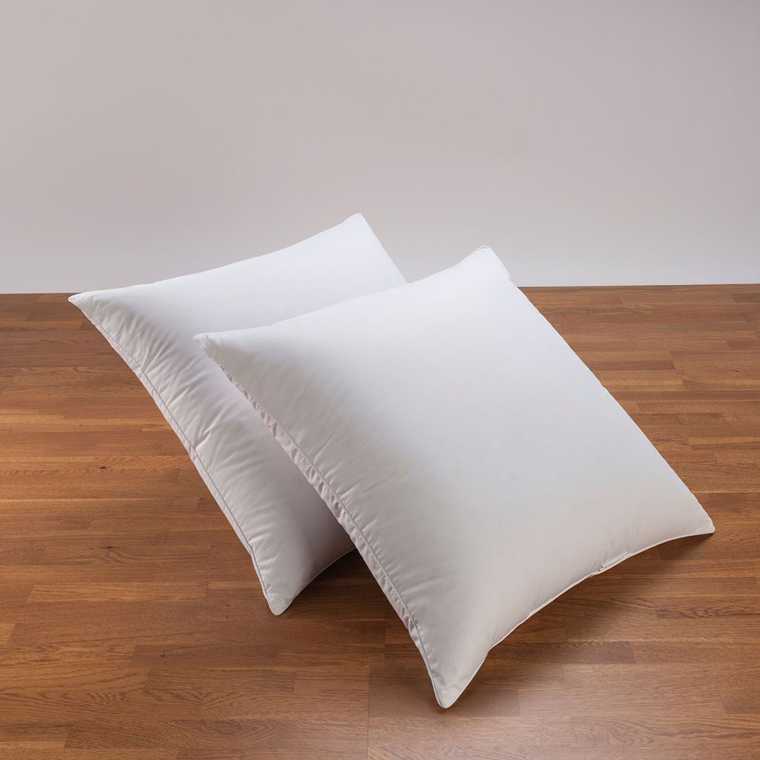 Pack of 2 medium-firmness pillows – 10% down