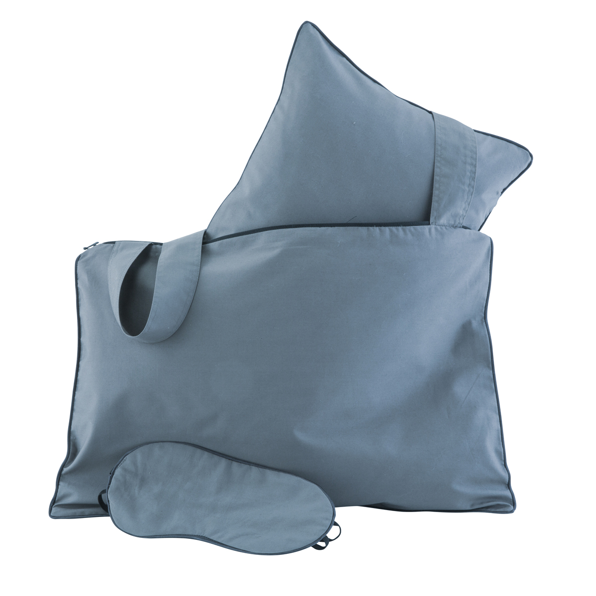 TRAVEL SET MON AMI - 50% Comforter duck - COLOURS GRIS/BLEU